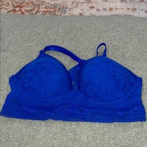 Victoria's Secret Royal Blue Wireless Lined Bralette